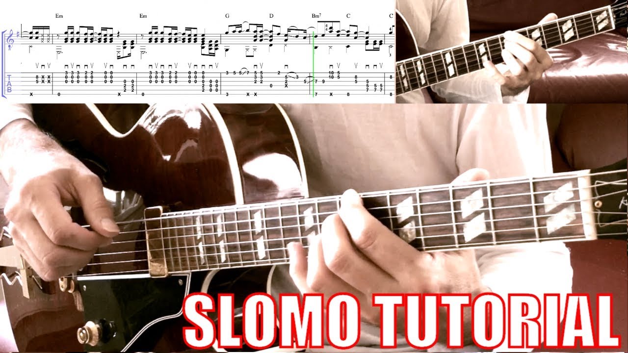 x So Far Away Fingerstyle Tabs Guitar Tutorial Slomo Cover Youtube