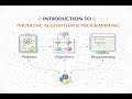 Video - Problems, Algorithms and Computer Programs with Python