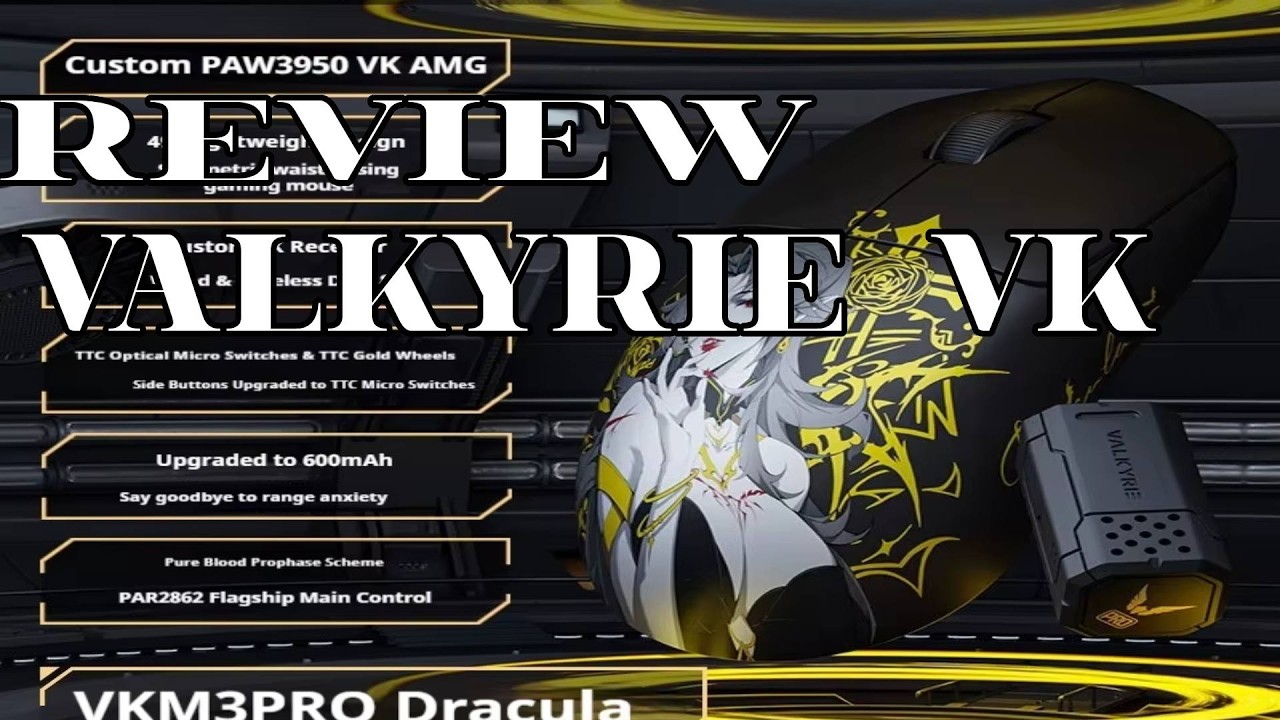 Review do Valkyrie VK M3 Pro Dracula - YouTube