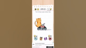 Brain test tricky puzzles level 39 [UPDATED] Solution or Walkthrough