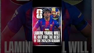 Lamine yamal injury❌️😭 | Lamine yamal injury update #lamineyamal #barcelona #shorts