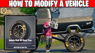 How To Modify a Vehicle With Off Road Tires in Fortnite How To Modify a Vehicle With Off Road Tires in Fortnite