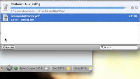 Installing Frostwire on MAC