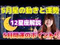 🌟【5月星模様&運勢】12星座別解説✨豊かさの現実化から発信とコミュニケーションの軽やかなエネルギーへ✨２回のウエサク満月🌕✨