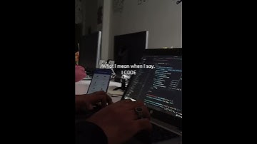What I mean when I say, I CODE #hiskytech #softwaredevelopmentcompany #coding