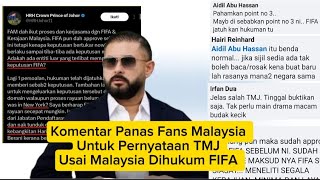 Malaysian Fans React To Tmjs Statement After Malaysias Fifa Punishment