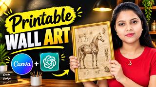 How to Make Printable Wall Art in Canva & Sell on Etsy | 2026 Step-by-Step Guide