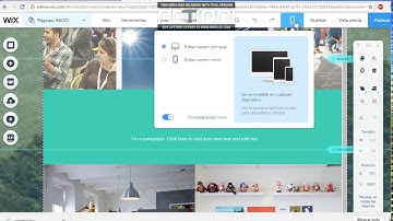 Creación páginas web con Wix