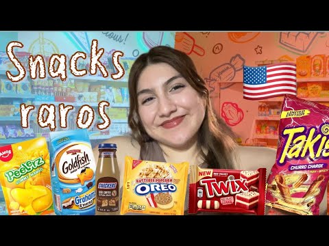 Snacks Raros PROBANDO SNACKS RAROS DE ESTADOS UNIDOS!!! | FRIDA RÍOS - YouTube