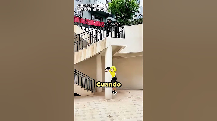 Increíble habilidad en parkour 😱