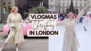 Vlogmas Day 19 Christmas In London Fortnum Mason Somerset House Ice Skating Harrods 