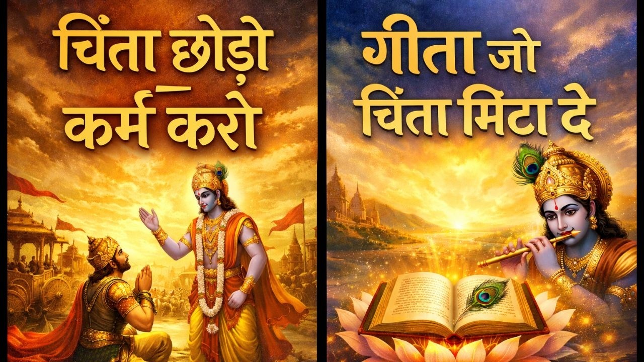 व्यर्थ की चिंता से मुक्त करेगी ये गीता सार | Geeta Gyan for Success | Bhagavad Gita Motivation