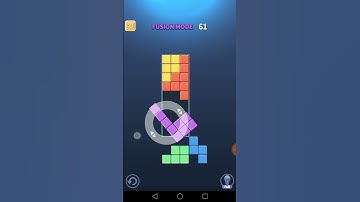 Block Puzzle King Fusion Mode Level 61 Walkthrough Solution
