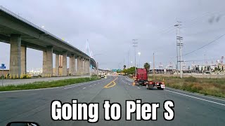 Driving in the Ports of Los Angeles [Pier S]