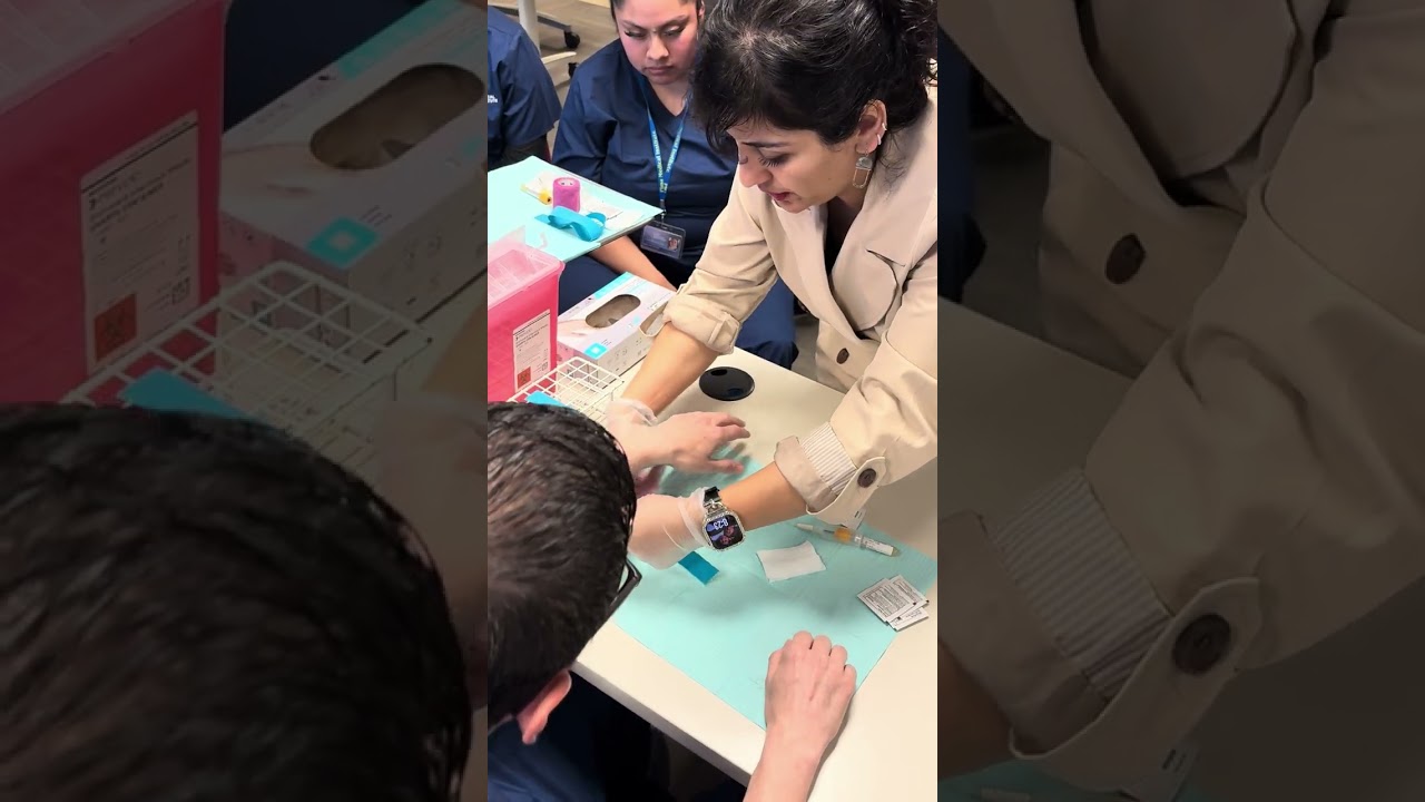 Hand Butterfly Venipuncture