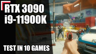 Intel Core i9-11900K + RTX 3090 — Test in 10 Games! [1080p, 1440p, 4K]