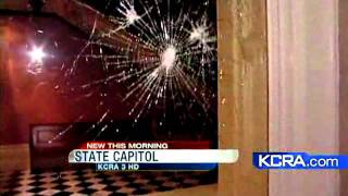 State Capitol Vandalized
