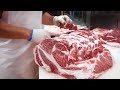 (Full ver) 500kg HOW TO BUTCHER AN ENTIRE COW / Making meat by beef part / Beef Processing