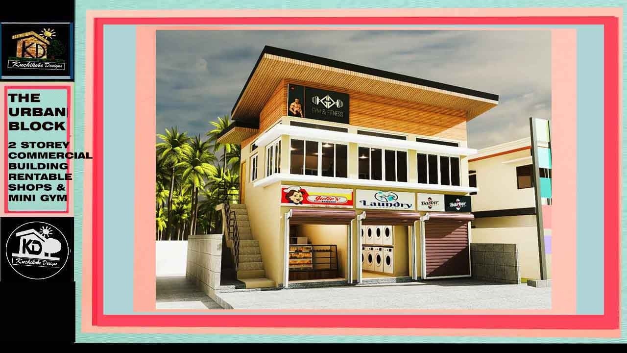 THE URBAN BLOCK 2 STOREY COMMERCIAL BUILDING RENTABLE SHOPS & MINI GYM ...