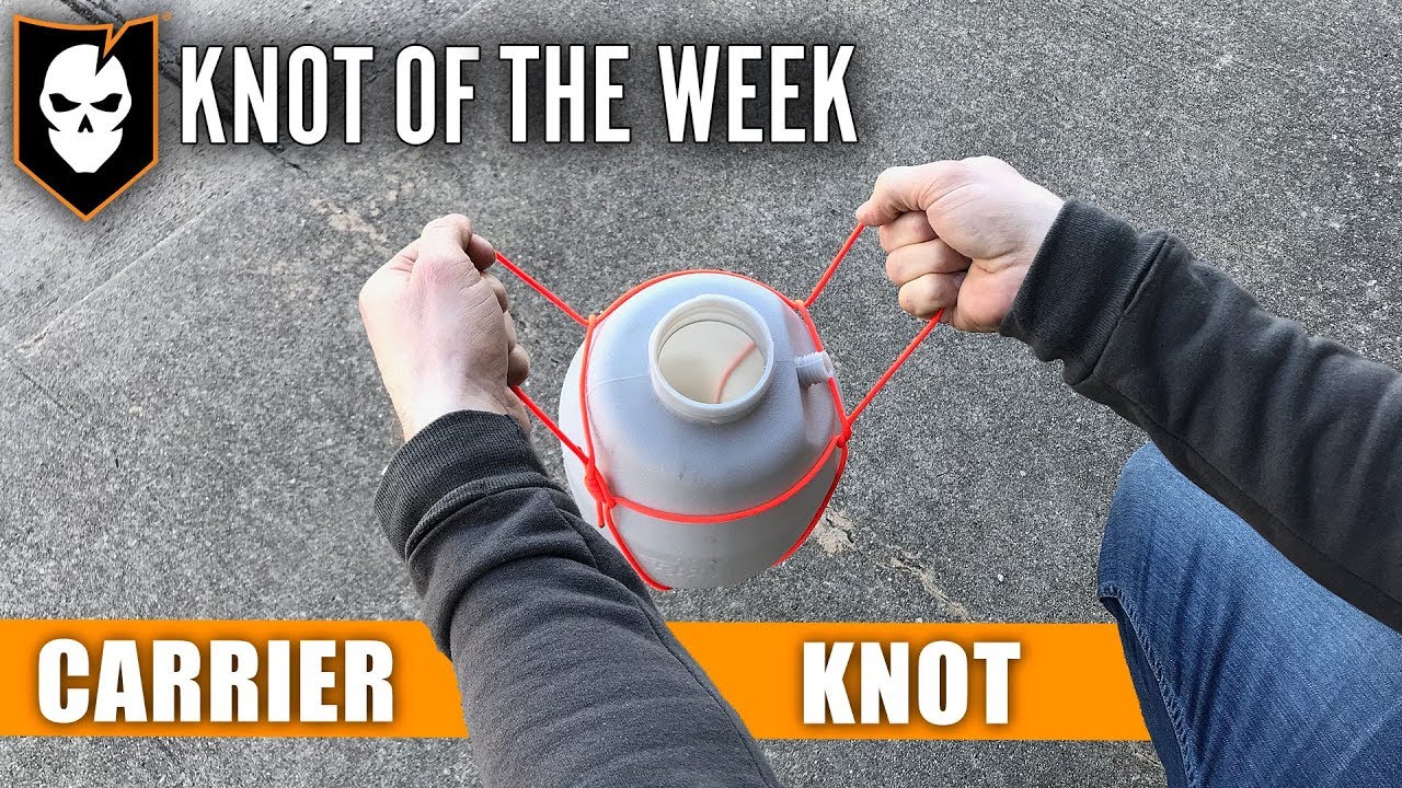 Hastily Carry Objects Using The Carrier Knot Knot Of The Week Hd Youtube