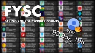 🔴FAKING YOUR SUBSCRIBER COUNTS  | LIVE 🔴