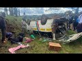 Kings studioz crew and choir involved in a road accident along kisii kebirigo road no injuries
