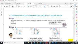 ESMATE QUINTO GRADO CLASE 2.7 UNIDAD 3