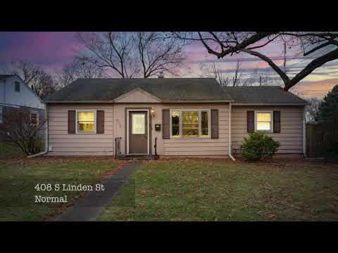408 S Linden St, Normal, IL home video tour