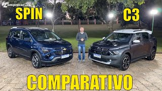 Comparativo: Chevrolet Spin x Citroën C3 Aircross - Qual modelo de 7 lugares é melhor?