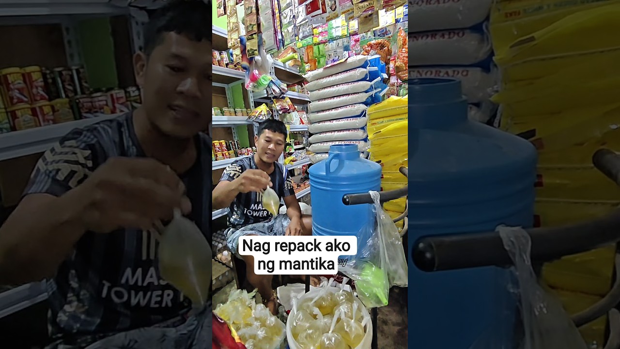 mag repack ako ng mantika. nasa 500 ang kinikita ko sa isnag galon.