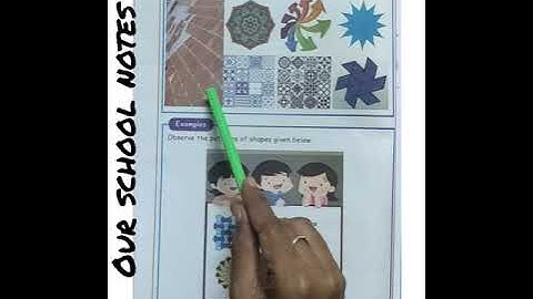 5th Std Maths| Term 1 |Unit 3 Patterns| Page no.:51,52|Patterns in Shapes