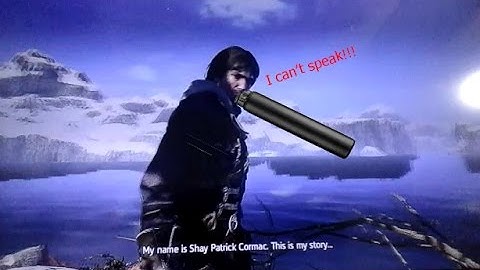 Assassins Creed Rogue PS3 no character voice error fix.