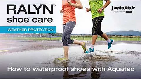 How to waterproof shoes with Ralyn Aquatec spray