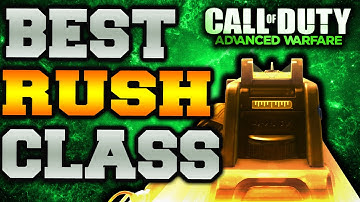 "BEST RUSHING CLASS" - Call of Duty Advanced Warfare Best Rush Class Setup!
