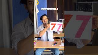 Painting challenge🎨👺|| school life || #shorts #shortvideo #magic #school #schoollife #fyp