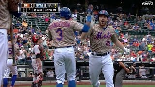 SF@NYM: Murphy lifts a two-run shot to open scoring