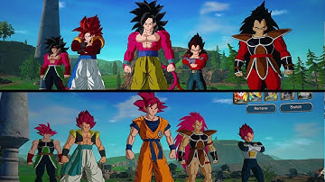 Team Super Saiyan 4 VS Team Super Saiyan God (CPU VS CPU) - Dragon Ball Sparking! Zero Mods