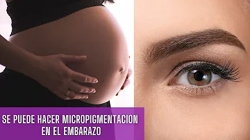 ¿Se pueden hacer cejas durante el embarazo?