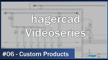 hagercad Videoseries - #06 Custom Products: MDT, GIRA X1 & co. in hagercad