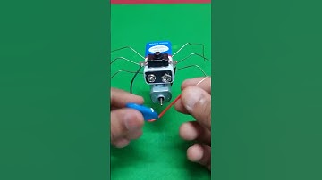 Experiment How to Make a Robort Spider at home #shorts #ytshorts #viral