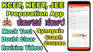 GetCETgo | KCET, NEET, JEE Preparation App | Government Application | Mock Test | Clear Your Doubts screenshot 1