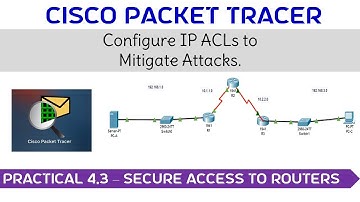Practical 4.3 - Secure Access to Routers #network #cisco #ciscopackettracer