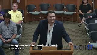 Livingston Parish Council 4 23 26