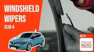 How to replace the windshield wipers Clio mk4 🌧