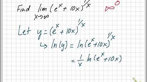 L’hopital’s rule with a small trick of using natural log