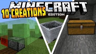 10 AWESOME CREATIONS in MCPE!!! - 0.15.0 Redstone Creation - Minecraft PE (Pocket Edition) screenshot 5