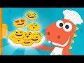 Aprende a cocinar galletas de Emoji con Eddie 😍🤣 Recetas fáciles para niños