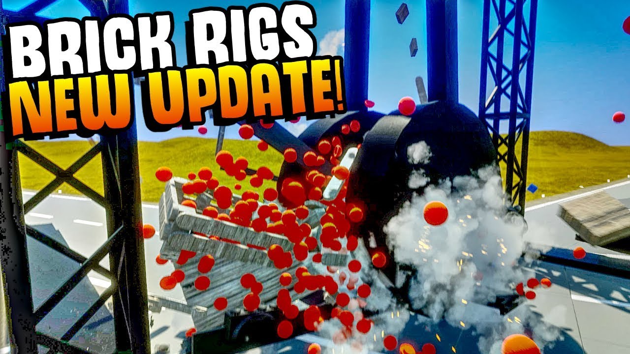 NEW UPDATE FOR BRICK RIGS! - Brick Rigs Gameplay - Lego Train Crashes ...