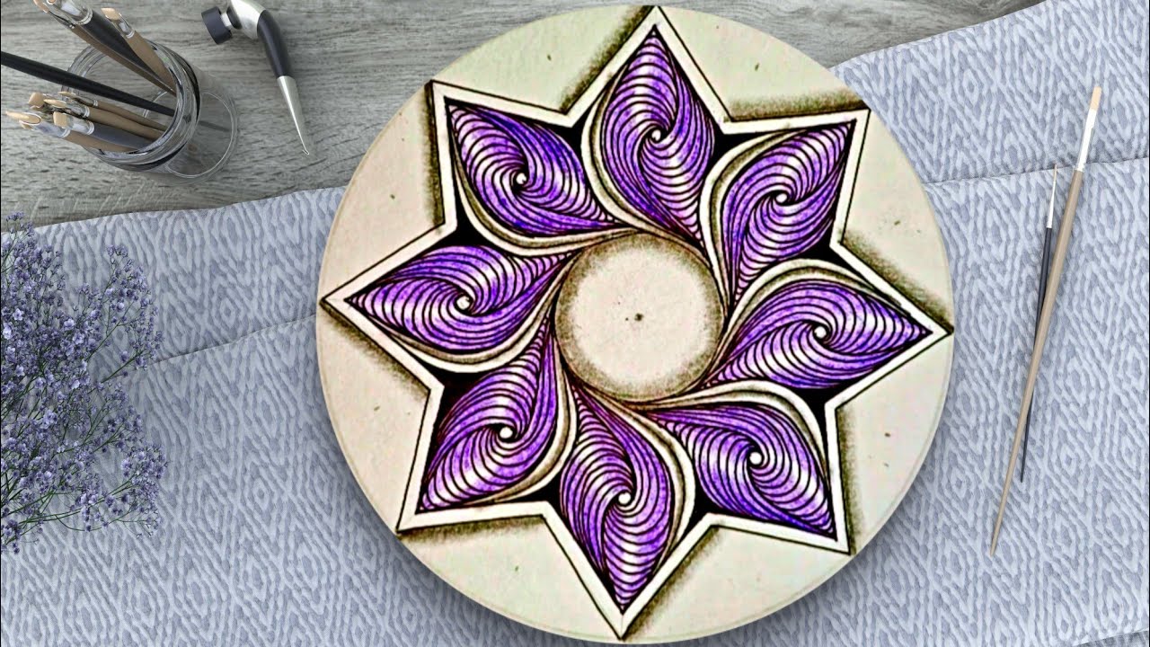 Узор 1053|Зентангл|Рисунок в технике дзентангл|Зентангл|Зендудл|Узор в технике дзентангл|Уроки дз...