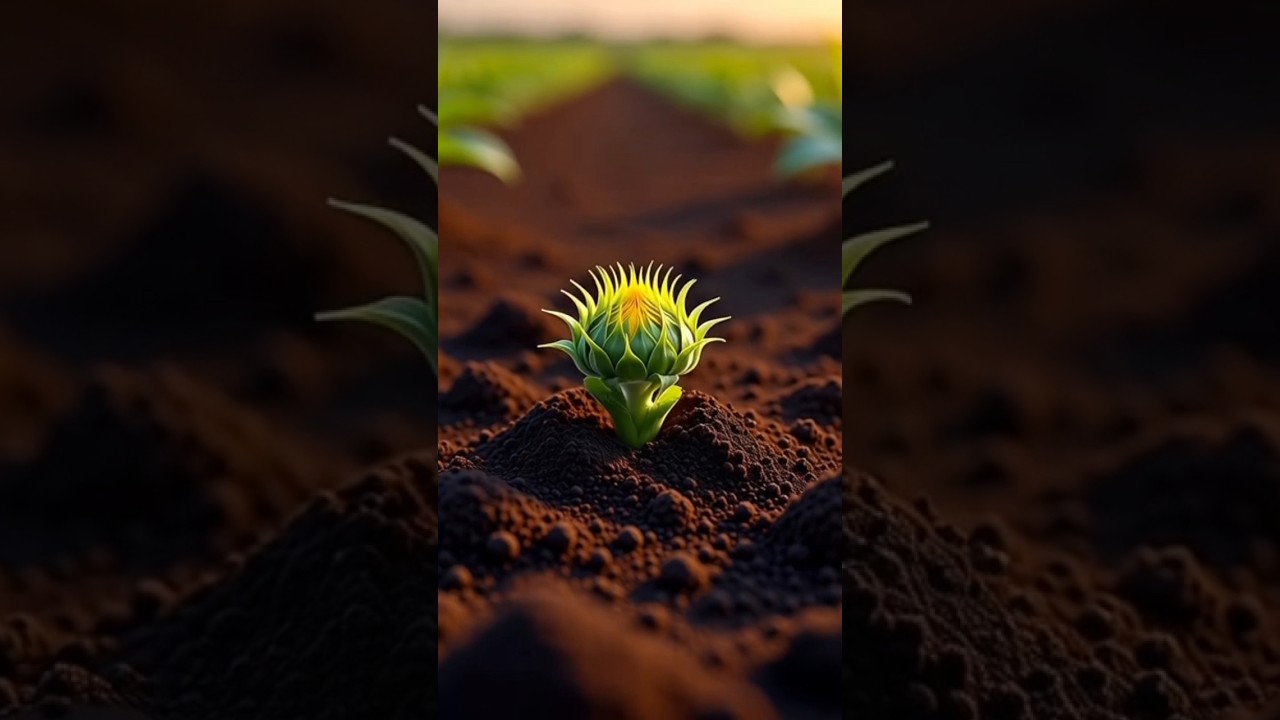 From Seed to Sunflower in 60 Seconds 🌻 | Nature Timelapse. 